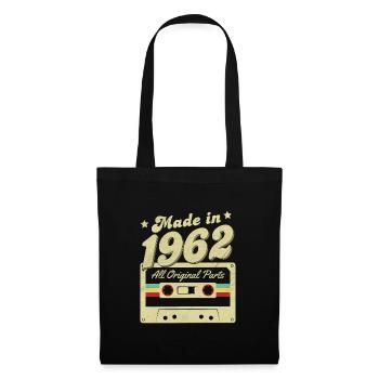 Made in 1962 - Stoffbeutel - Schwarz - Vorne