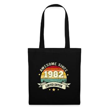 Awesome Since 1982 - Stoffbeutel - Schwarz - Vorne