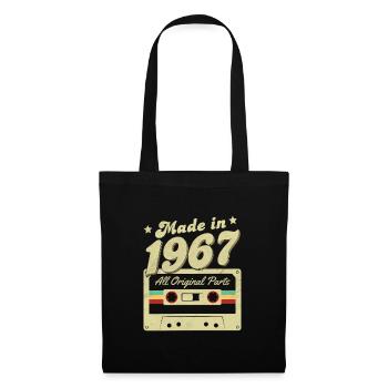 Made in 1967 - Stoffbeutel - Schwarz - Vorne