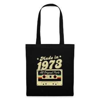 Made in 1973 - Stoffbeutel - Schwarz - Vorne