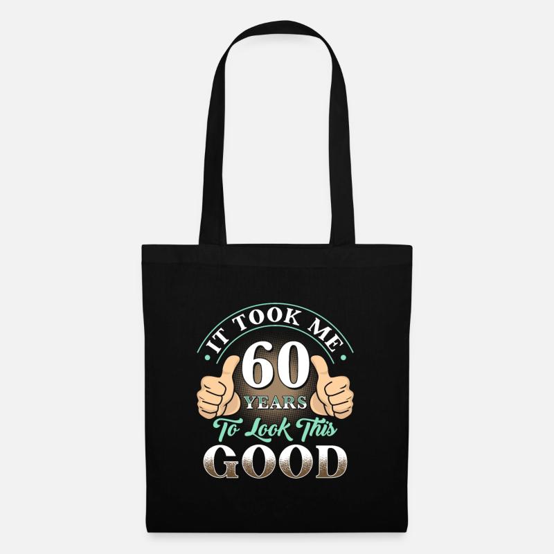 Took 60 years - Tote Bag - black