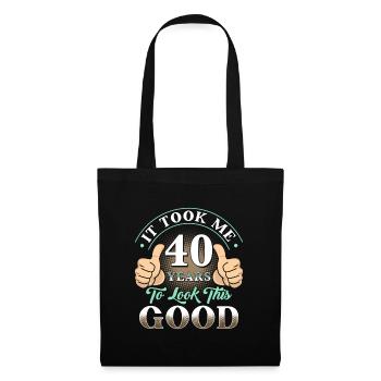 Took 40 Years - Sac en tissu - noir - Devant