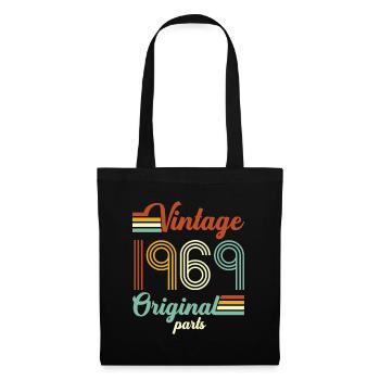 Vintage 1969 Original - Sac en tissu - noir - Devant