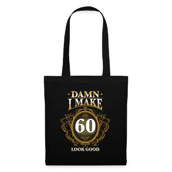 Bien paraître 60 - Sac en tissu - noir - Devant