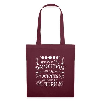 Daughters Of Witches - Stoffbeutel - Burgunderrot - Vorne