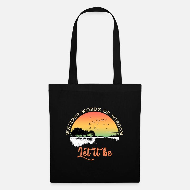 Let It Be Wisdom - Tote Bag - black