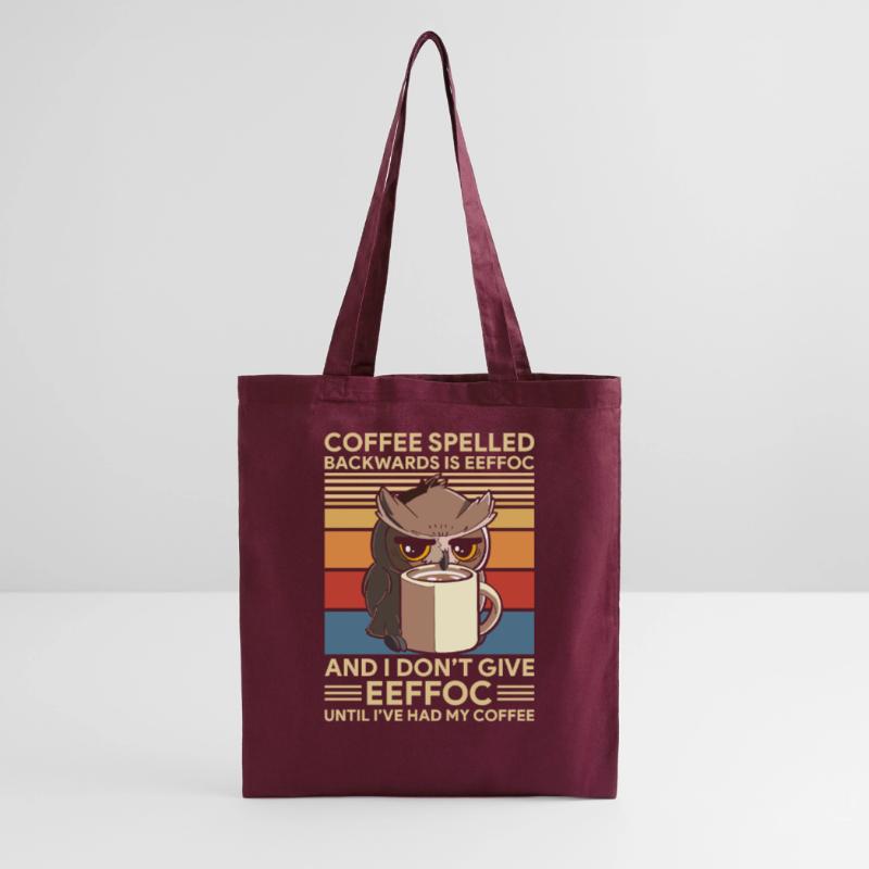 Le café épelé à l'envers est EEFOC 02 Sac en tissu