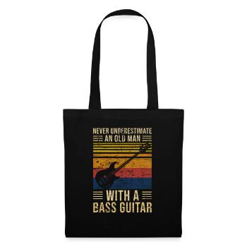 Basse sous-estimation Old Man - Sac en tissu - noir - Devant
