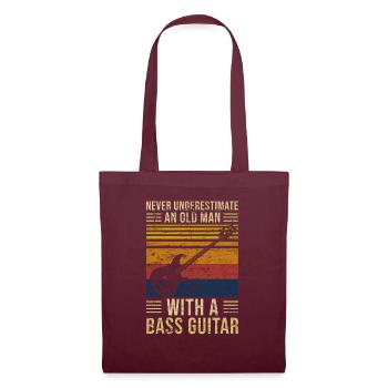 Basse sous-estimation Old Man - Sac en tissu - bordeaux - Devant