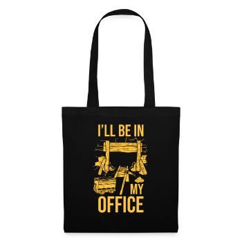 I'll Be In My Office - Tote Bag - black - Front