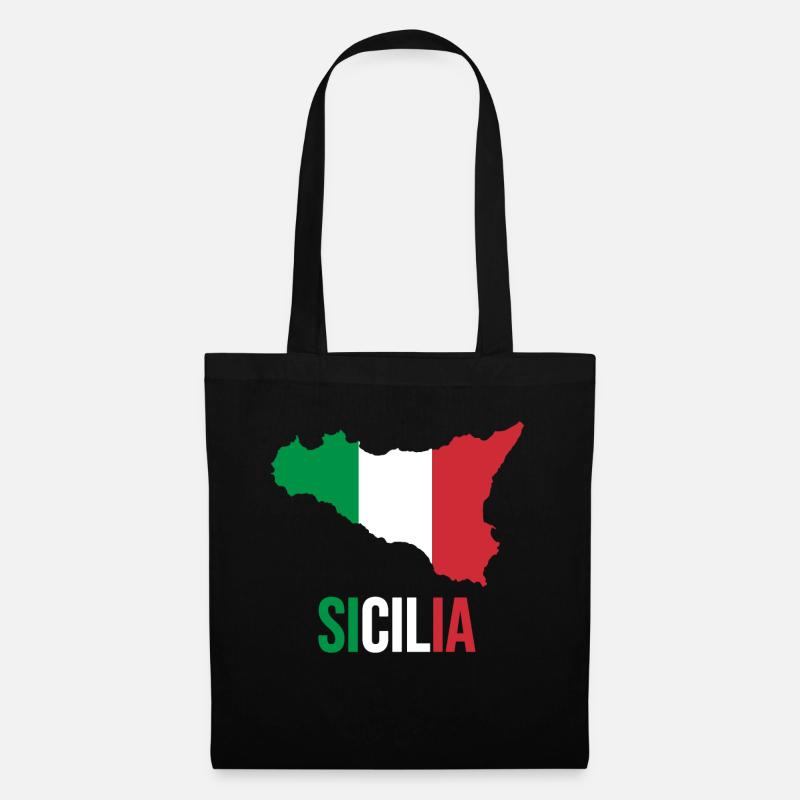 MINCHIA CHE BELLA PALERMO Sicilia - Stoffbeutel - Schwarz