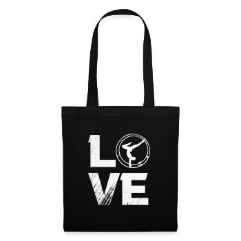 J’adore Rhönrad, cycliste du Rhône - Sac en tissu - noir - Devant