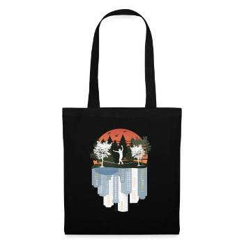 Slackline, Balance Sport - Tote Bag - black - Front