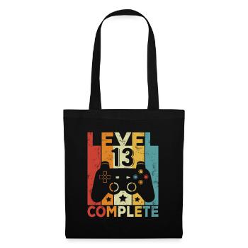 Level 13 Complete 13 Birthday Young Girls - Tote Bag - black - Front