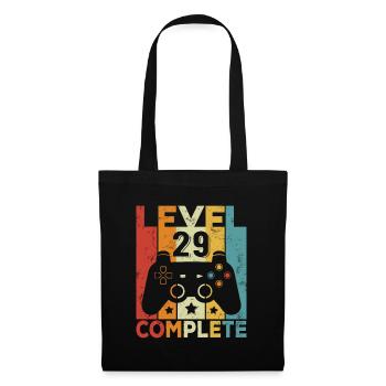 Level 29 Complete Birthday 29 Years Man Woman - Tote Bag - black - Front