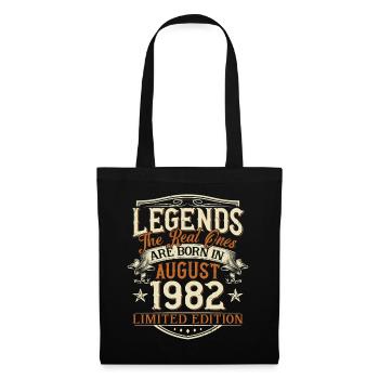 August 1982 Born Legends Birthday - Tote Bag - black - Front