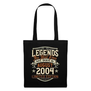 August 2004 Born Legends Birthday - Tote Bag - black - Front