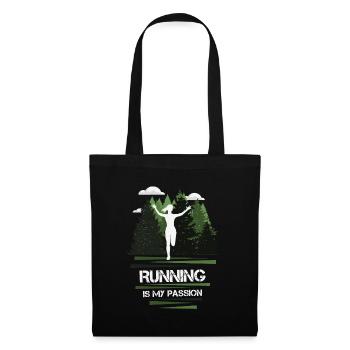 Marathon, Trailrunning Passion - Sac en tissu - noir - Devant