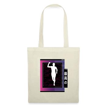 Vaporwave Metaverse Marathon, Trail Running - Sac en tissu - nature - Devant