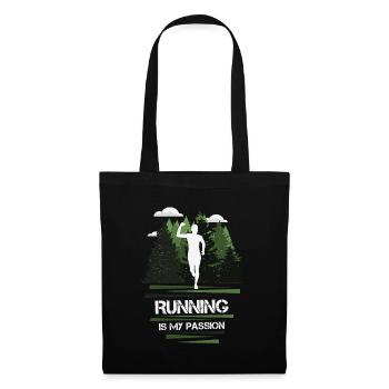 Marathon, Trailrunning Passion - Sac en tissu - noir - Devant
