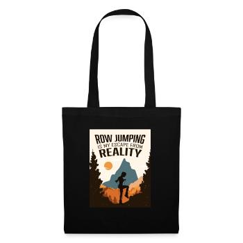 Rope Jumping, Rope Jumping Woman - Tote Bag - black - Front