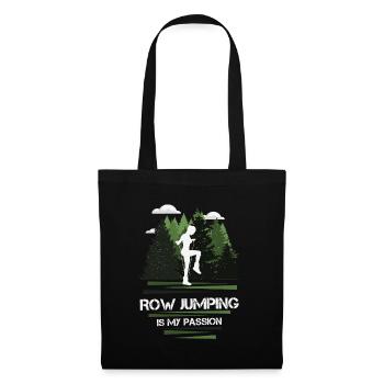 Passion pour le saut à la corde - Sac en tissu - noir - Devant