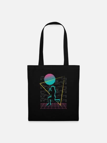 Vaporwave HIIT - Stoffbeutel - Schwarz