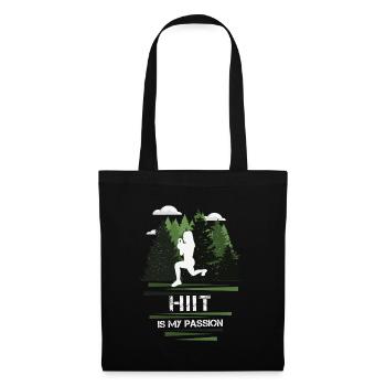 HIIT Passion - Stoffbeutel - Schwarz - Vorne