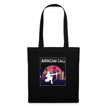 Flèche de palmier de Californie - Sac en tissu - noir - Devant