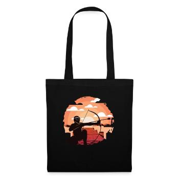 Arrowtag Tir à l’arc - Sac en tissu - noir - Devant