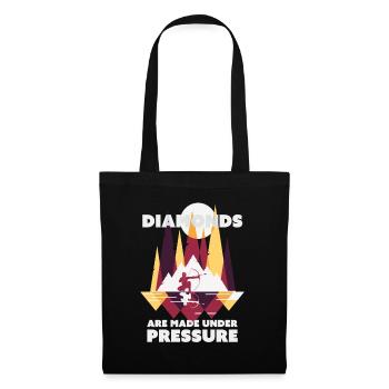 Arrowtag Diamants - Sac en tissu - noir - Devant