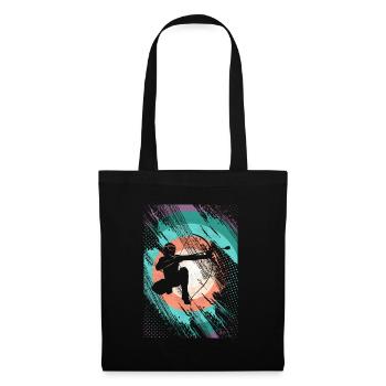 Arrowtag rétro - Sac en tissu - noir - Devant