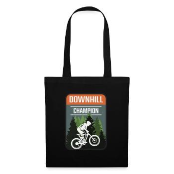 Champion de descente - Sac en tissu - noir - Devant