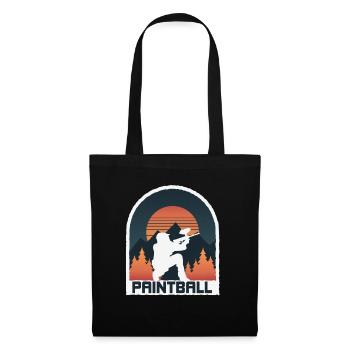 Joueur de Paintball Paintball - Sac en tissu - noir - Devant