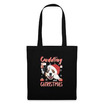 Berger australien Joyeux Noël - Sac en tissu - noir - Devant