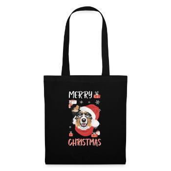 Australian Shepherd Merry Christmas - Tote Bag - black - Front