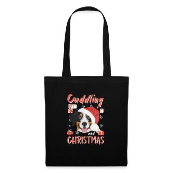 Bernese Mountain Dog Merry Christmas - Tote Bag - black - Front