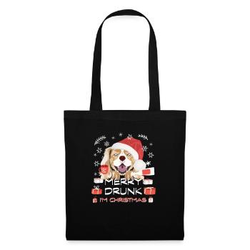 King Charles Spaniel Christmas Market - Tote Bag - black - Front