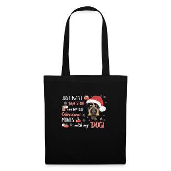 German Wirehair Merry Christmas - Tote Bag - black - Front
