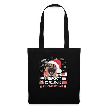 German Shepherd Christmas Market - Tote Bag - black - Front