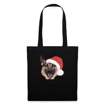 German Shepherd Merry Christmas - Tote Bag - black - Front