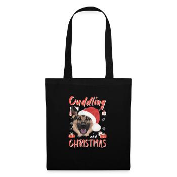 German Shepherd Merry Christmas - Tote Bag - black - Front