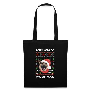 German Shepherd Merry Christmas - Tote Bag - black - Front