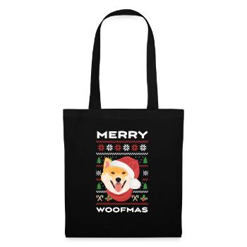 Shiba Inu Merry Christmas - Tote Bag - black - Front