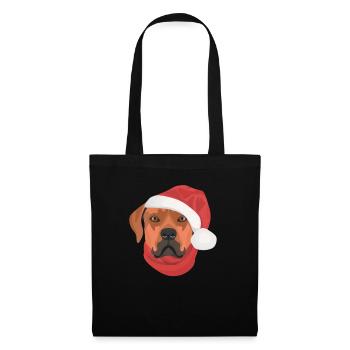 Rhodesian Ridgeback Merry Christmas - Tote Bag - black - Front