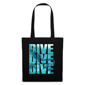 Dive Dive Dive - Tote Bag - black - Front