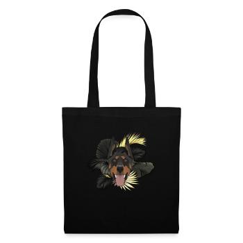 Golden Dog Doberman - Tote Bag - black - Front