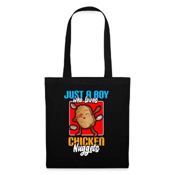 Just A Boy Who Loves Chicken Nuggets - Tote Bag - black - Front