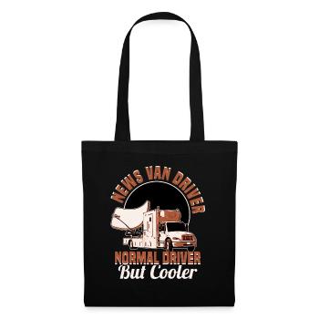 News Van Driver Normal Driver But Cooler - Tote Bag - black - Front