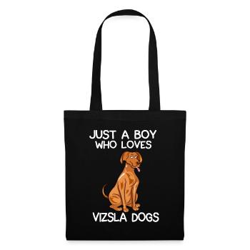 Just A Boy Who Loves Vizlas Dogs - Tote Bag - black - Front